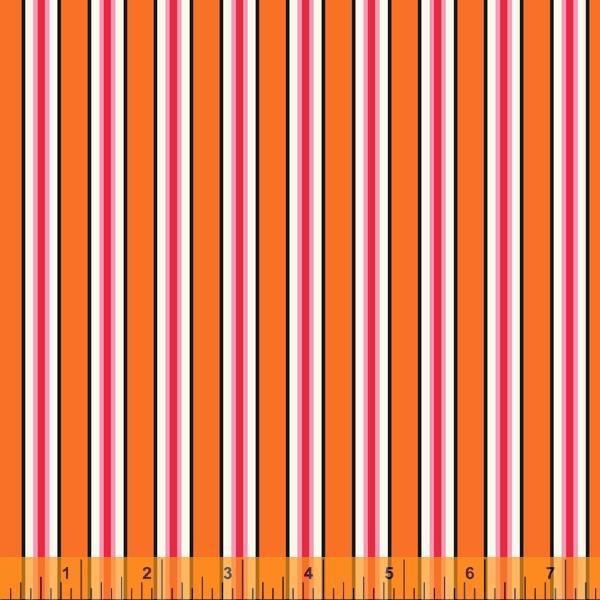 Windham Fabrics-Candy Stripe Orange-fabric-gather here online