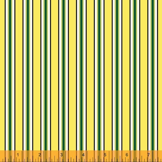 Windham Fabrics-Candy Stripe Yellow-fabric-gather here online