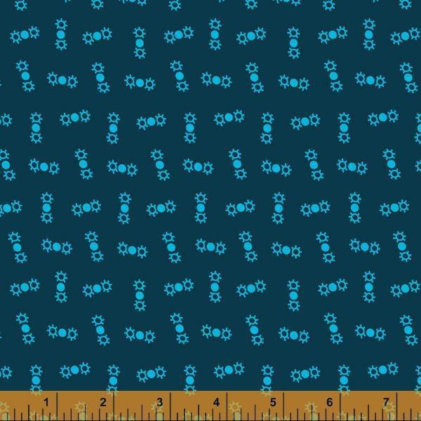 Windham Fabrics-Ding Dong Navy-fabric-gather here online
