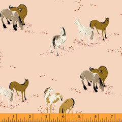 Windham Fabrics-Horse Field Dusty Pink-fabric-gather here online