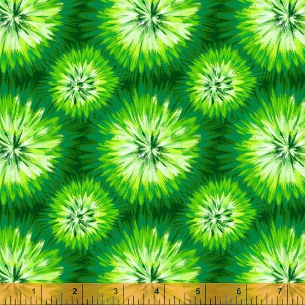 Windham Fabrics-Tie Dye Green-fabric-gather here online