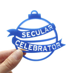 Word For Word-Secular Celebrator Holiday Ornament-accessory-gather here online