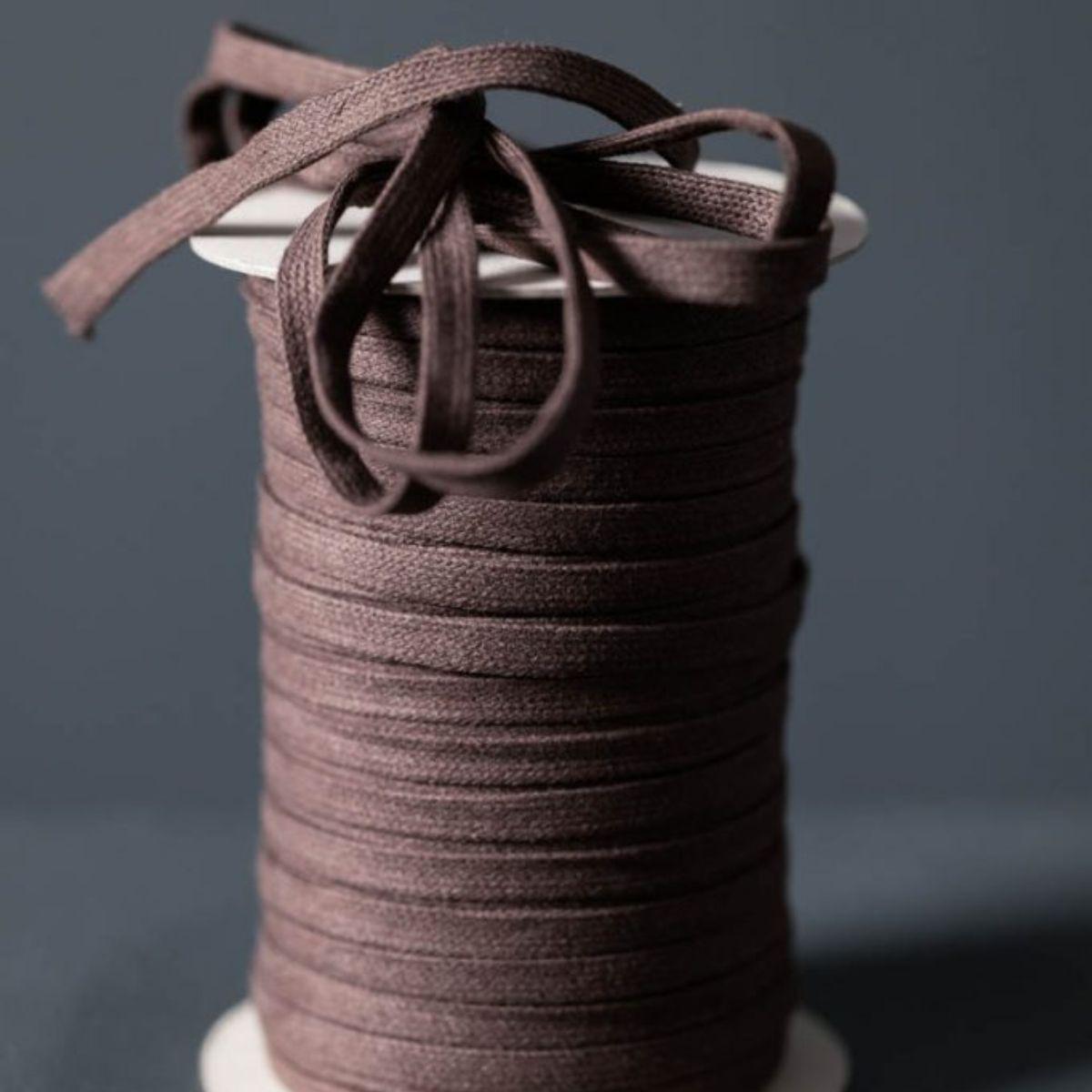 Merchant & Mills-Recycled Drawstring Webbing-10mm, Earth-trim-gather here online