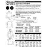 Thread Theory-Carmanah Sweater Pattern-sewing pattern-gather here online