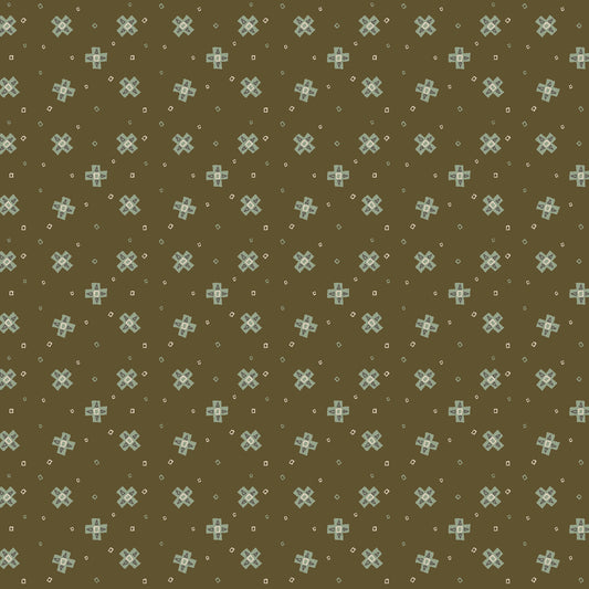 Cotton + Steel-Highland Evergreen-fabric-gather here online