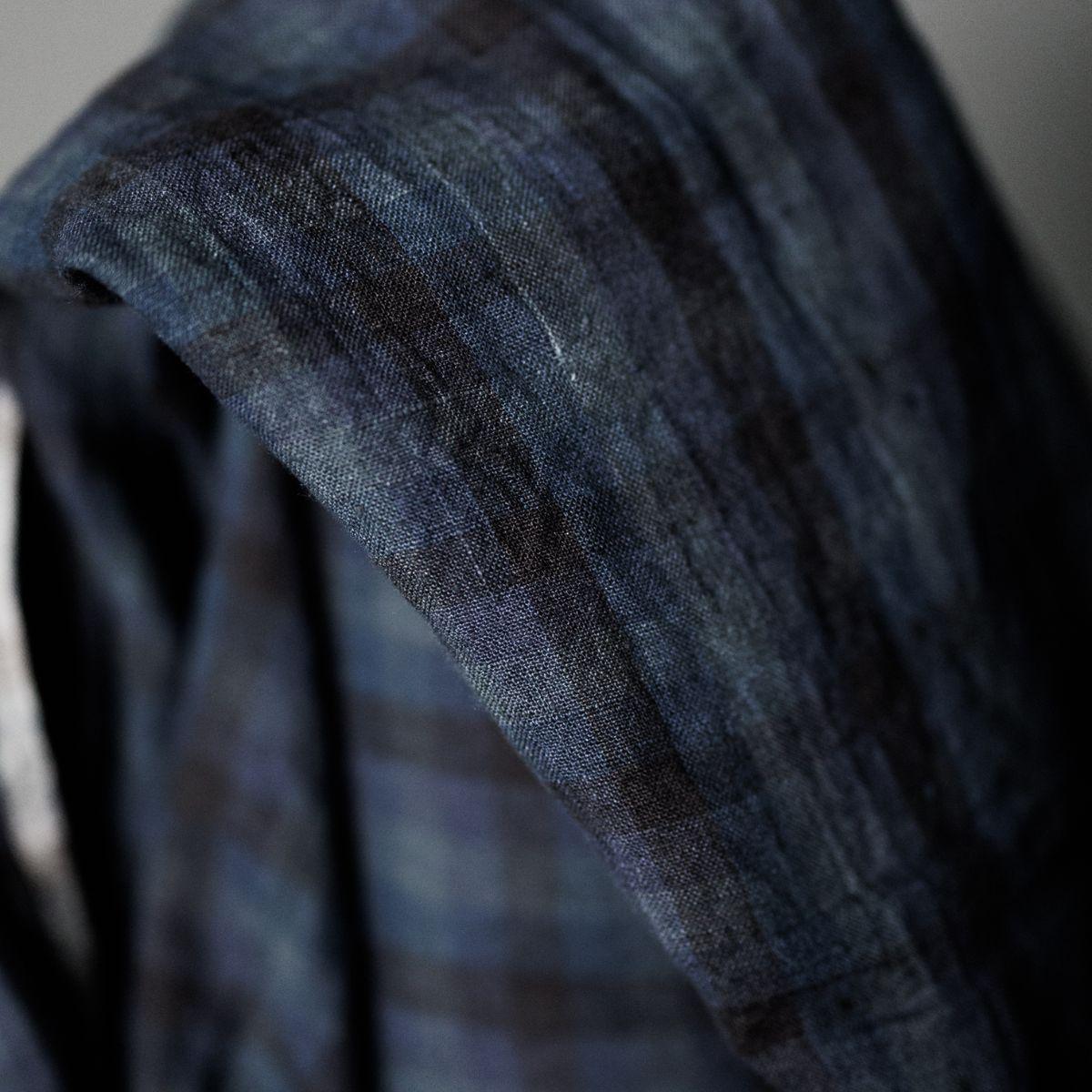 Merchant & Mills-All The Blues European Laundered Linen-fabric-gather here online