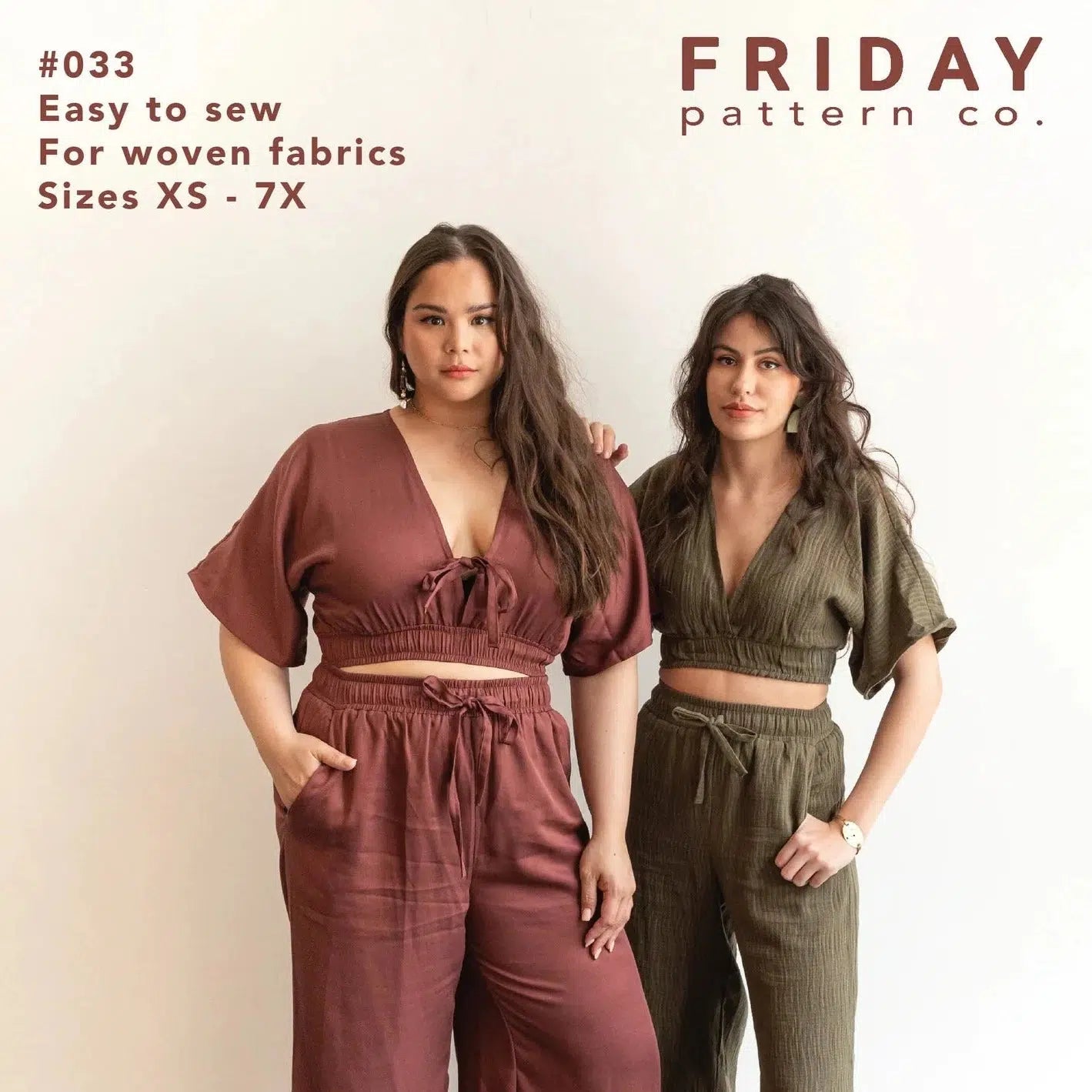 Friday Pattern Company-The Saguaro Set-sewing pattern-gather here online