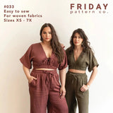 Friday Pattern Company-The Saguaro Set-sewing pattern-gather here online