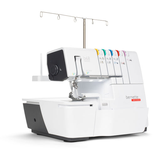 Bernette-b68 AIRLOCK combo-sewing machine-gather here online