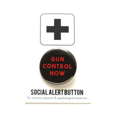 Word For Word-Gun Control Now Pinback Button-accessory-gather here online