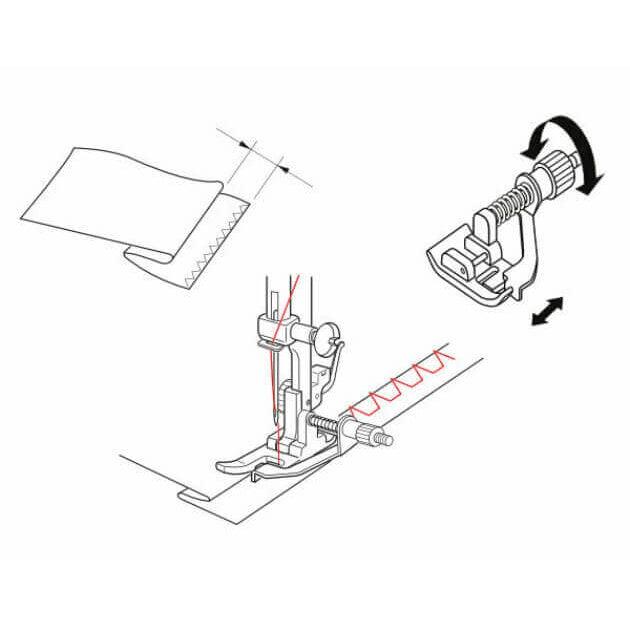 Bernette-b77/b79 Blindstitch foot for Dual Feed-sewing_machine_feet-gather here online