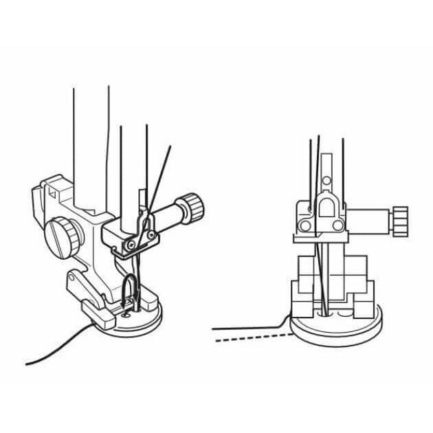 Bernette-b33/b35 Button-sew-on foot-sewing machine feet-gather here online