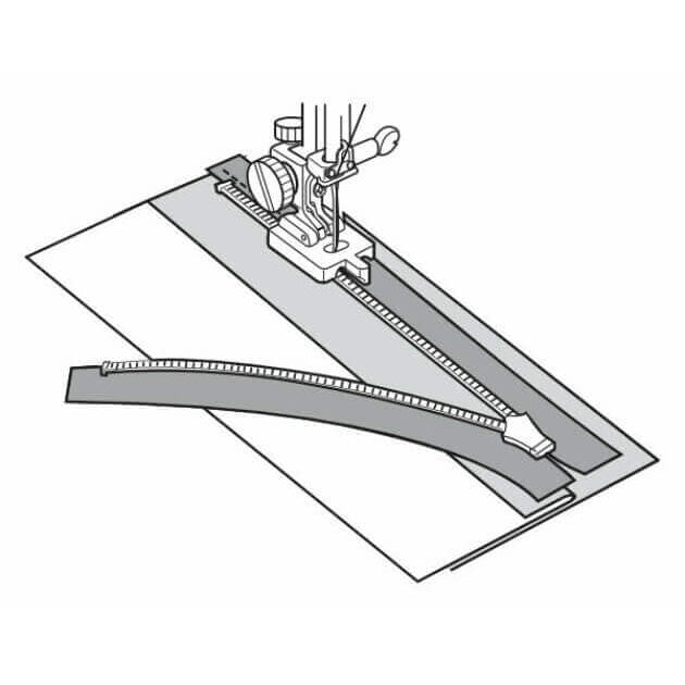 Bernette-b37/b38 Invisible-zipper foot-sewing machine feet-gather here online