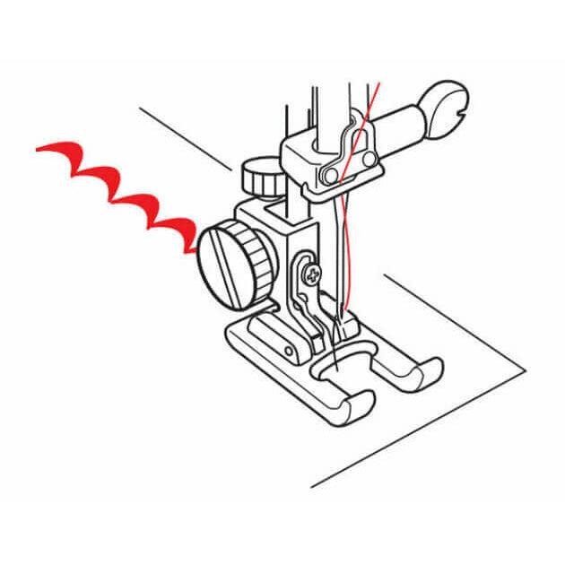 Bernette-b37/b38 Open embroidery foot-sewing machine feet-gather here online