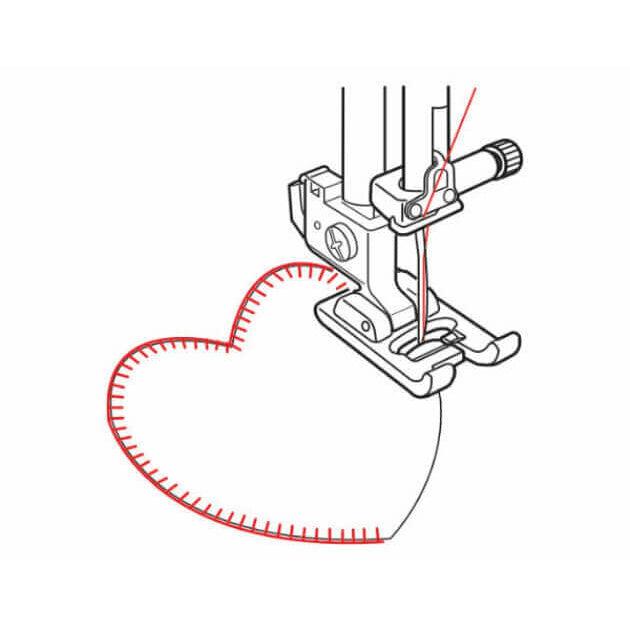 Bernette-b33/b35 Embroidery Foot-sewing machine feet-gather here online