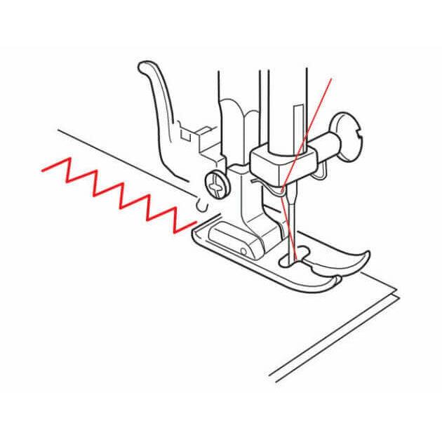 Bernette-b33/b35 Zigzag foot-sewing machine feet-gather here online