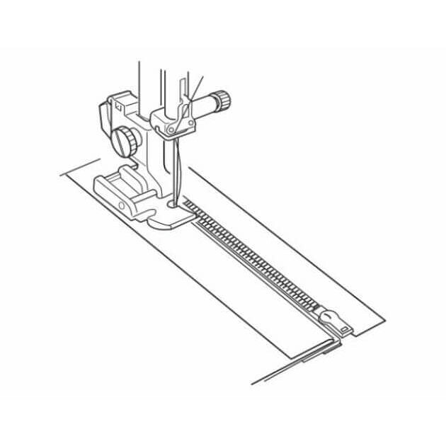 Bernette-b05/sew&go 1 Zipper foot-sewing machine feet-gather here online