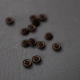 Merchant & Mills-Cotton Button 11mm [7/16"] (each)-button-Black Coffee-gather here online