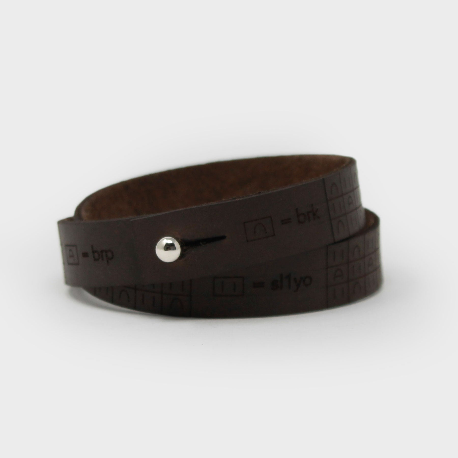 Crossover Industries-Brioche Bracelet Dark Brown-accessory-gather here online