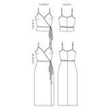 True Bias-Calvin Wrap Dress & Top pattern-sewing pattern-gather here online