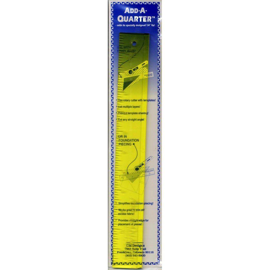 CM Designs-Add A-Quarter Ruler 1 1/2in x 12in-notion-gather here online