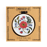CozyBlue-April Flowers Embroidery Kit-embroidery/xstitch kit-Default-gather here online