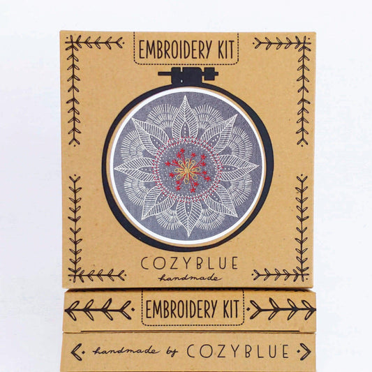 CozyBlue-Autumn Mandala Embroidery Kit-embroidery/xstitch kit-gather here online