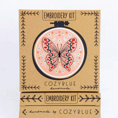 CozyBlue-Butterfly Embroidery Kit-embroidery kit-gather here online