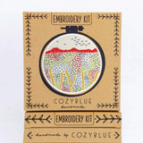 CozyBlue - Evening Walk embroidery kit - Default - gatherhereonline.com