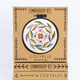 CozyBlue-Mellow Mood Embroidery Kit-embroidery/xstitch kit-gather here online