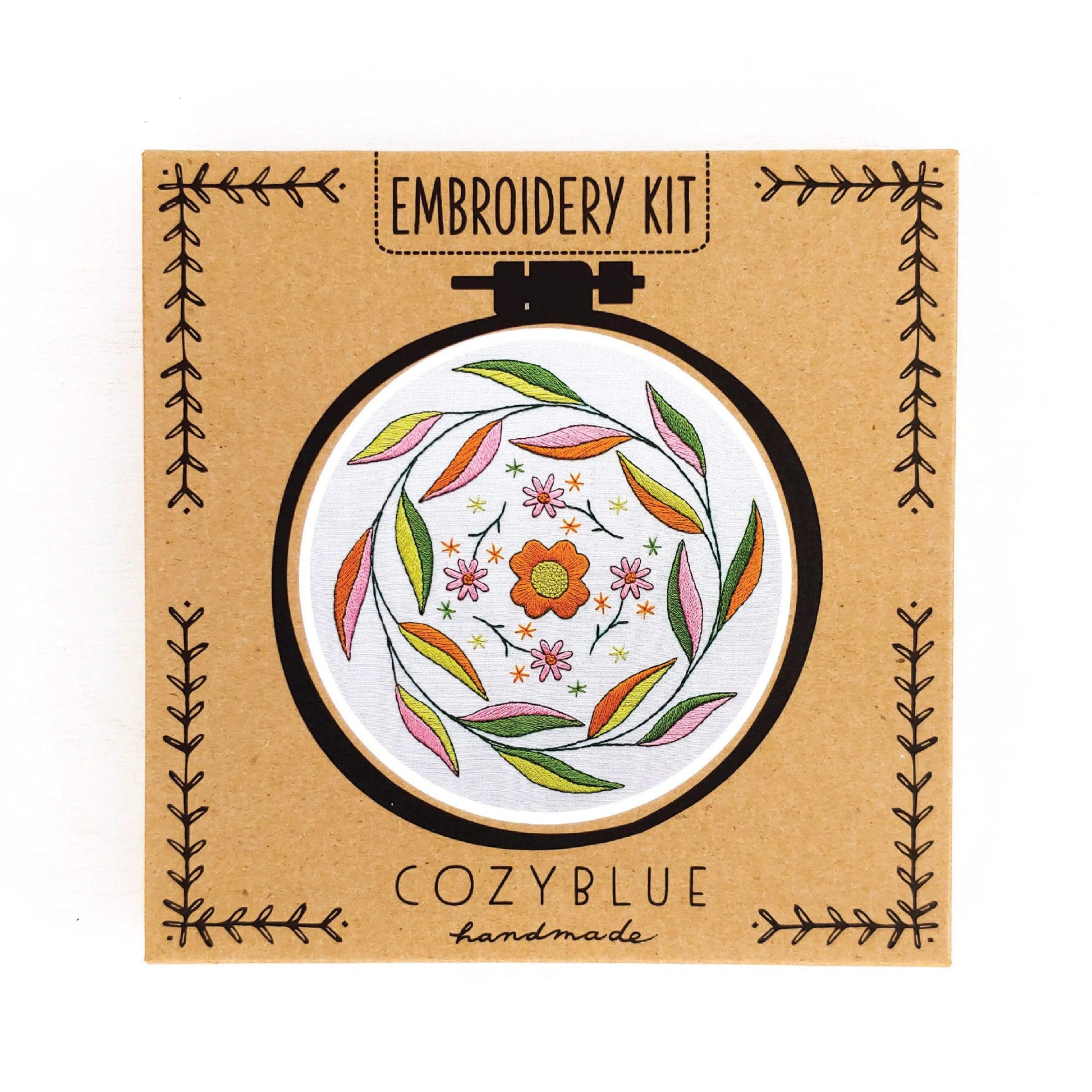 CozyBlue-Mellow Mood Embroidery Kit-embroidery/xstitch kit-gather here online