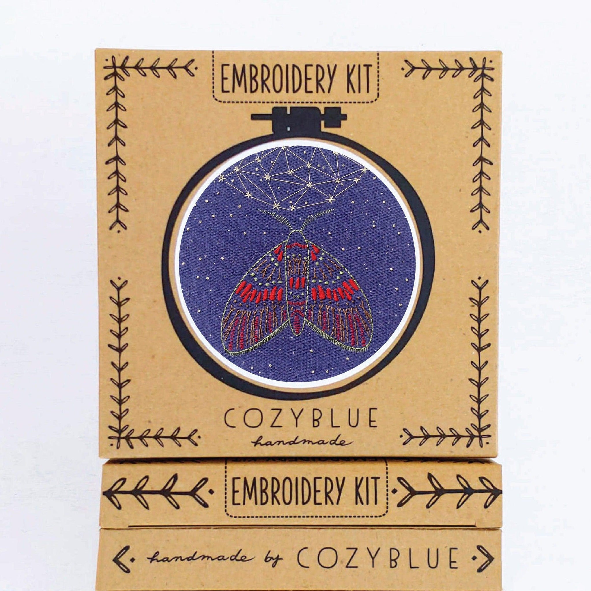 CozyBlue-Midnight Flight embroidery kit-embroidery/xstitch kit-Default-gather here online