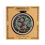 CozyBlue - Night Garden Embroidery Kit - Default - gatherhereonline.com