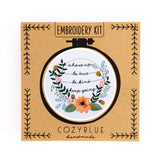 CozyBlue-Show Up Embroidery Kit-embroidery/xstitch kit-Default-gather here online