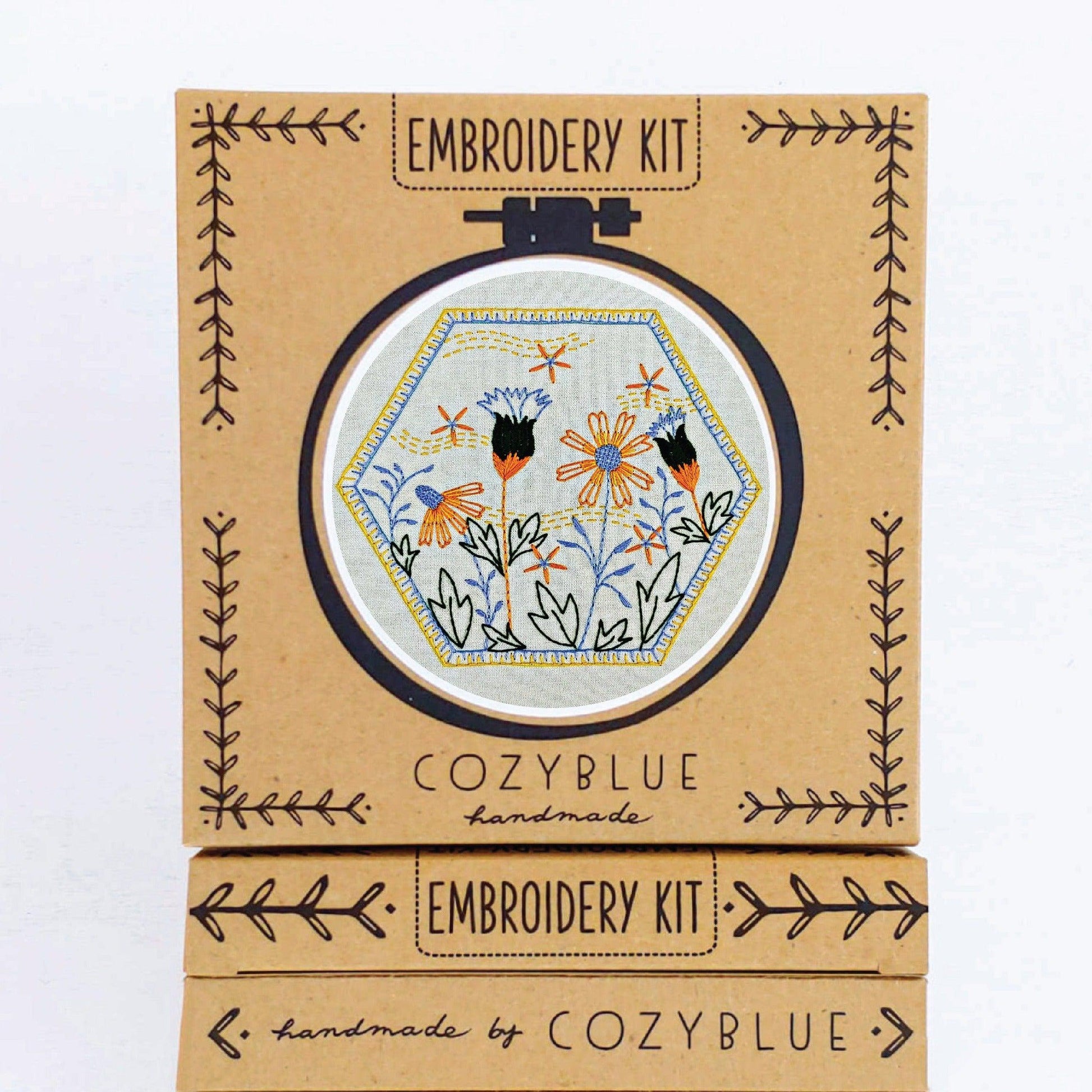 CozyBlue-Summer Breeze Embroidery Kit-embroidery/xstitch kit-gather here online