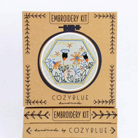 CozyBlue-Summer Breeze Embroidery Kit-embroidery/xstitch kit-gather here online