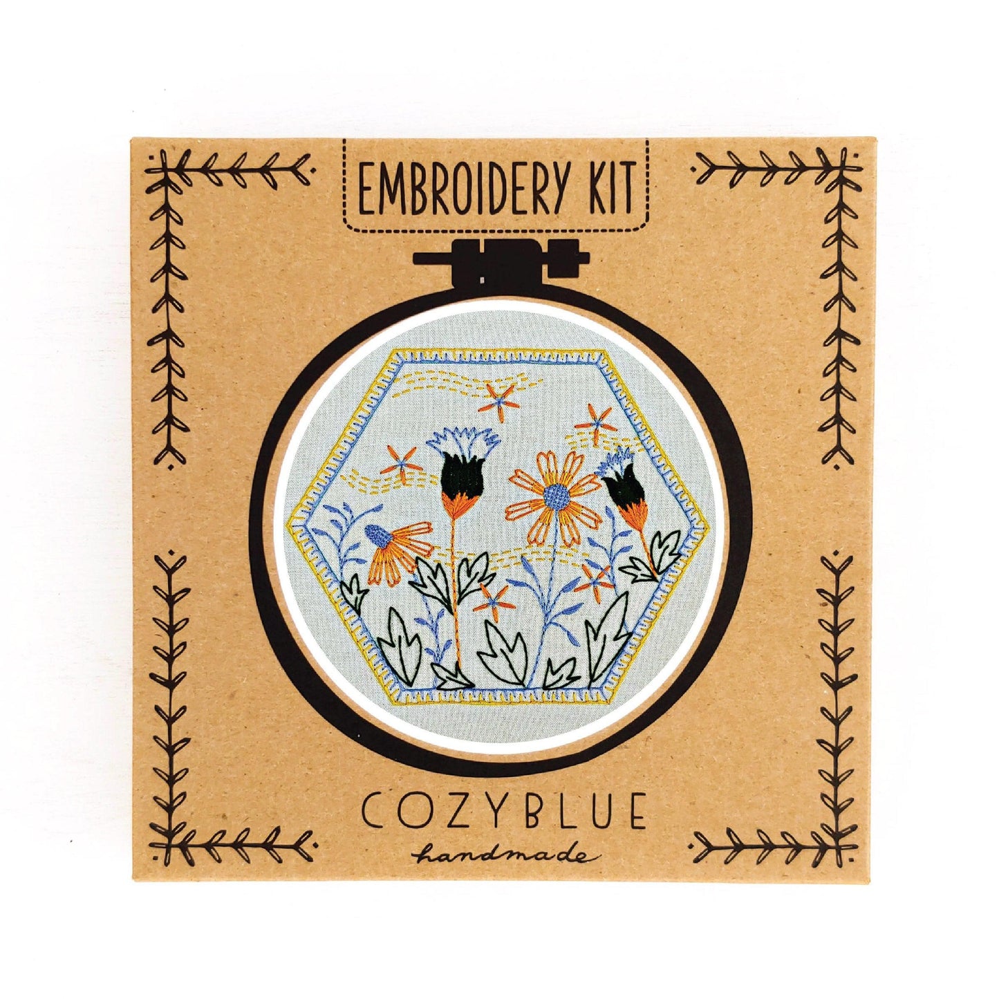 CozyBlue-Summer Breeze Embroidery Kit-embroidery/xstitch kit-gather here online
