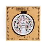 CozyBlue-Take Good Care Embroidery Kit-embroidery/xstitch kit-gather here online