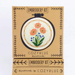 CozyBlue-True Bloom Embroidery Kit-embroidery/xstitch kit-gather here online