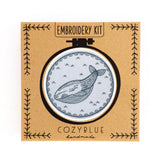 CozyBlue-Whale of a Time embroidery kit-embroidery/xstitch kit-Default-gather here online
