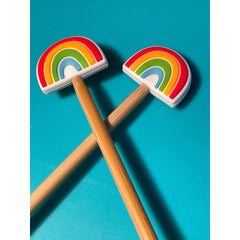 Comma Craft Co-Rainbows Knitting Needle Point Protectors-knitting notion-gather here online