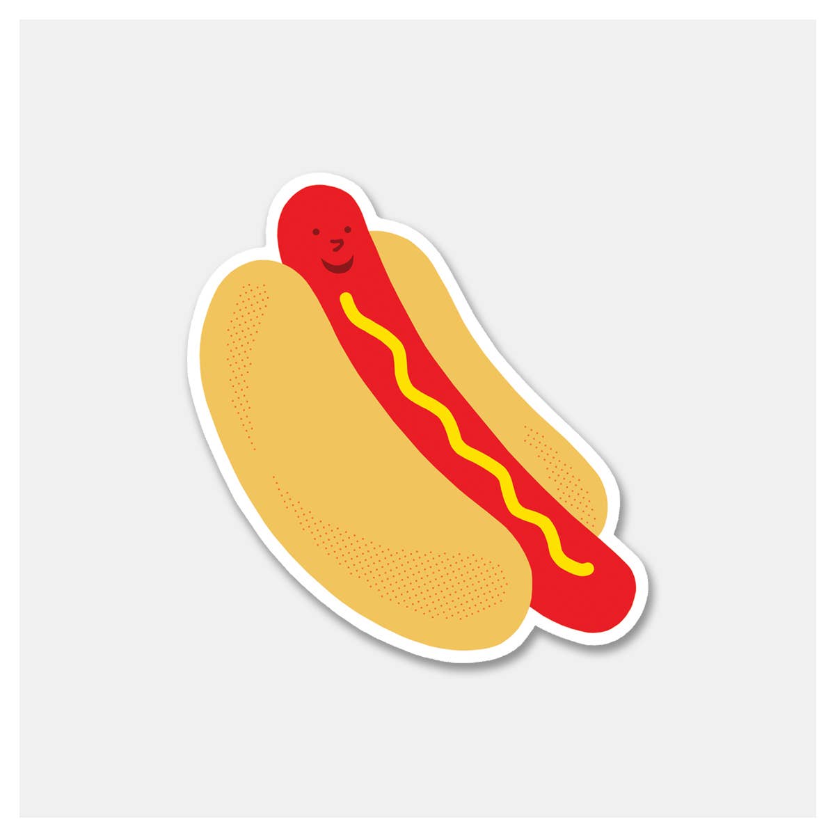 Rock Scissor Paper-Happy Hot Dog - Sticker-accessory-gather here online