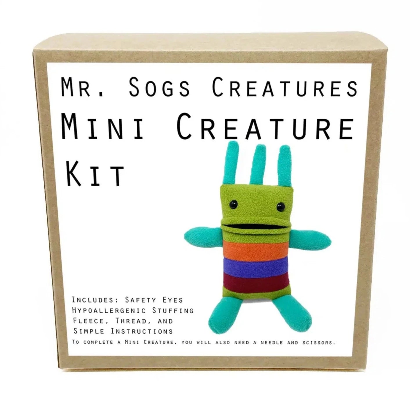 Mr. Sogs Creatures-Mini Creature Kit - Green-sewing kit-gather here online