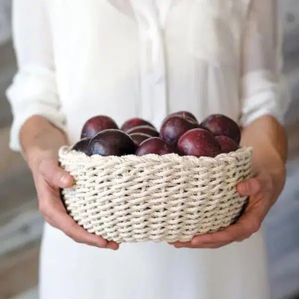 Flax & Twine-Twined Woven Rope Bowl Kit-craft kit-gather here online