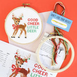 The Stranded Stitch-Good Cheer DIY Cross Stitch Kit-xstitch kit-gather here online