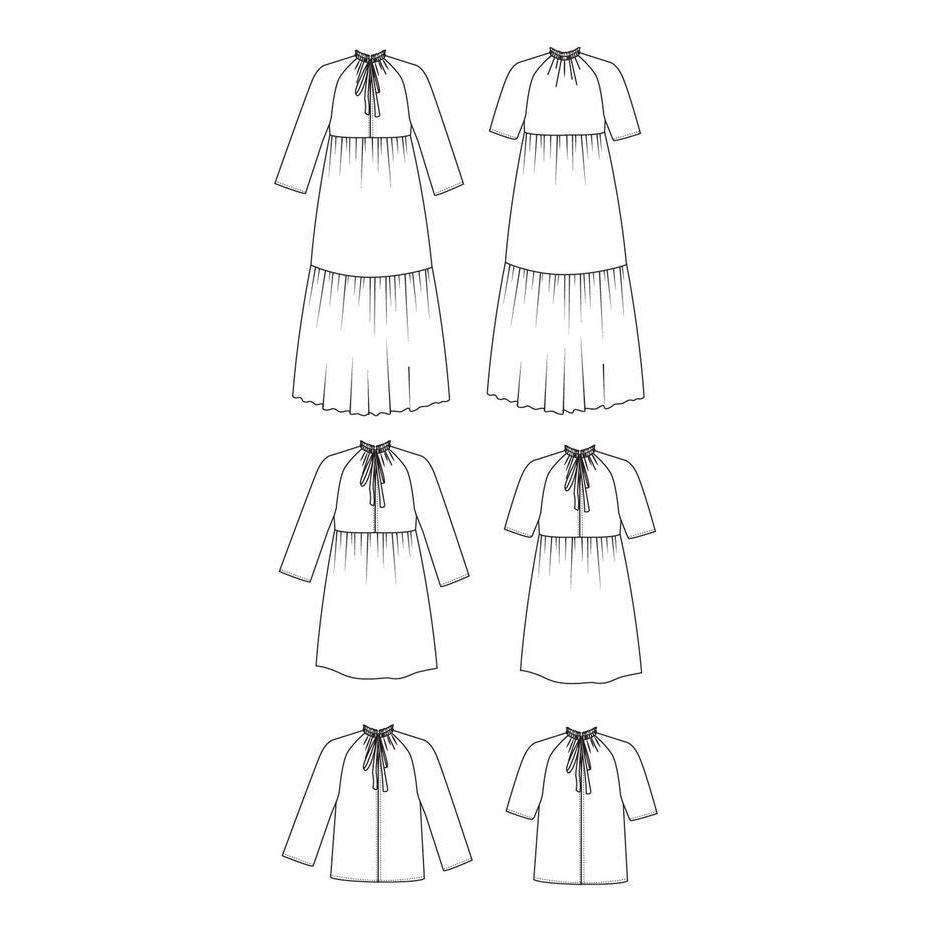 Friday Pattern Company-The Wilder Gown by Friday Pattern Company-sewing pattern-gather here online
