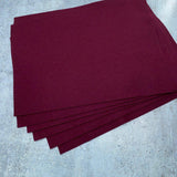 gather here-100% Wool Felt Sheets-fabric-11 Burgundy-gather here online