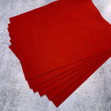 gather here-100% Wool Felt Sheets-fabric-21 Red Orange-gather here online
