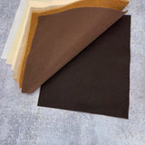 gather here-EcoFi Rainbow Craft Felt Sheets-craft-08 Cocoa Brown-gather here online