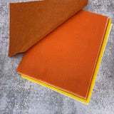 gather here-EcoFi Rainbow Craft Felt Sheets-craft-09 Orange-gather here online